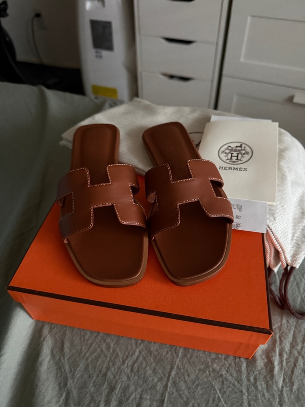 Hermes Oran sandals